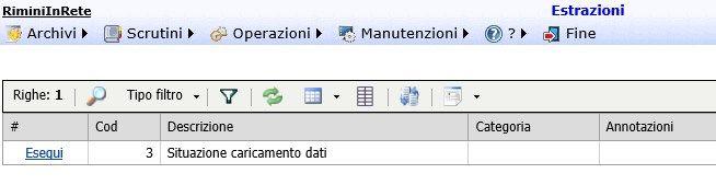 Caricamento valutazioni da scrutini ScuoleNet Scegliendo Caricamento valutazioni da scrutini ScuoleNet si importano le valutazioni degli studenti dagi scrutini; dopo il caricamento dei dati lo