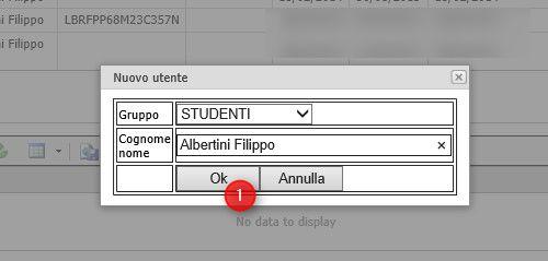 Le righe in rosso che compaiono in griglia sono gli utenti bloccati (campo Bloccato = S).