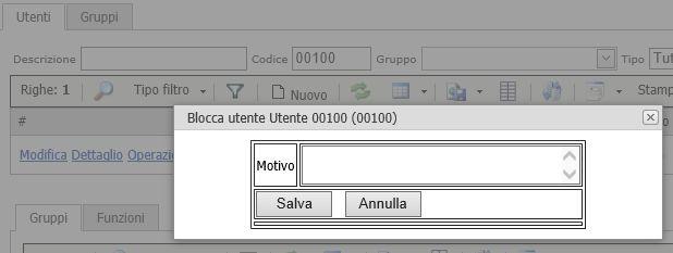 Al primo accesso dell utente viene richiesto il cambio password e non può entrare sul portale fino a che