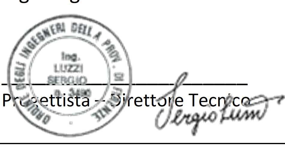 jr Gianfrancesco Colucci iscritto all'ordine degli Ingegneri della Provincia di Pistoia n. b79 IL C.S.