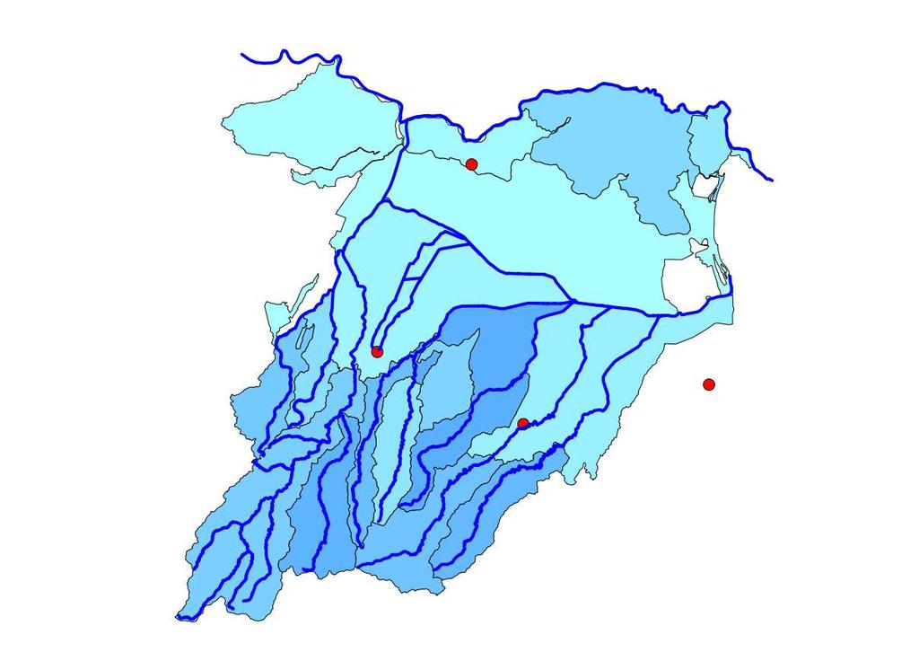 Bacino del Reno Si sviluppa su un territorio che comprende l intera provincia di Bologna e parte delle provincie di Ferrara e di Ravenna, per un estensione complessiva di 4.626 Km2.