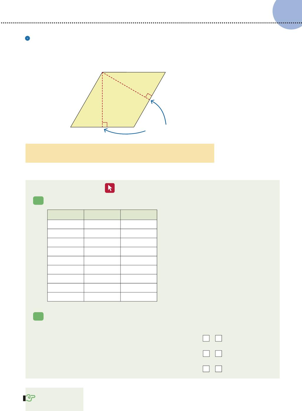 Paragrafo 5. rea ei parallelogrammi T rea el parallelogramma rombo Per eterminare l area el rombo consiera ce questo parallelogramma a tutti i lati uguali e tutte le altezze uguali tra loro.