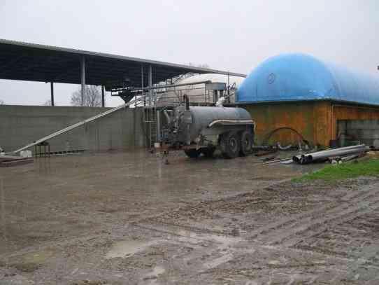 Impianto biogas in