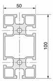 68 Codice 1163 Profilo Al an na 50x100 Dati tecnici Massa lineare: kg/m 3,96 Sezione: mm 2 1459,5 Momento di inerzia a flessione: cm 4 Ix 149,3 Iy 34,9 Modulo