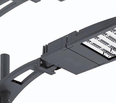 Sbraccio singolo testa palo per pali Ø 0 mm in