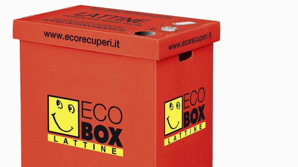 modulo predefinito Spedizione degli Eco-Box LATTINE a mezzo corriere espresso con consegna entro 4 giorni lavorativi All interno