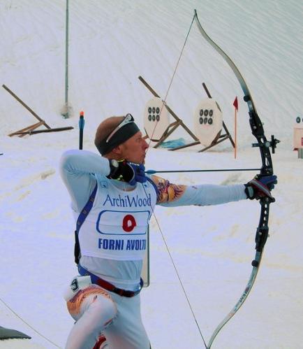 9 10 Febbraio Forni Avoltri(UD) Campionato Italiano di Ski Archery Alberto Peracino si conferma tra