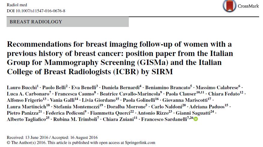 The general perspective is that screening and clinical breast imaging will be
