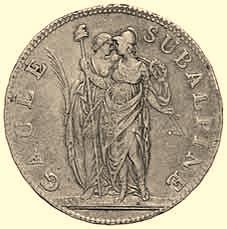755 5 Centesimi 1864 M - Pag.