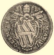 632 633 632 Clemente XII (1730-1740) Mezza