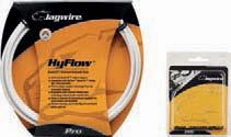 Ogni kit Quick-Fit comprende anche tutte le parti necessarie per le leve freno. Strato esterno di plastica Tubo freno idraulico HyFlow CODICE COLORE COSTRUZIONE COMPATIBILITÀ L PUBBL.