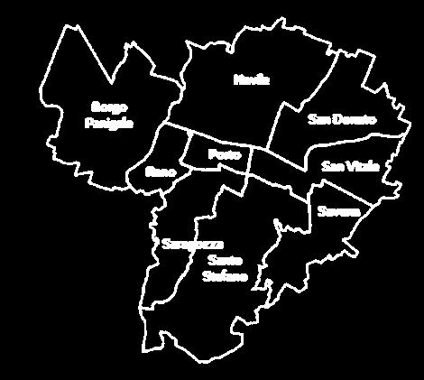 Mappa PCAP e CdS territorio Bologna e Provincia Mappa dei Punti di Coordinamento di