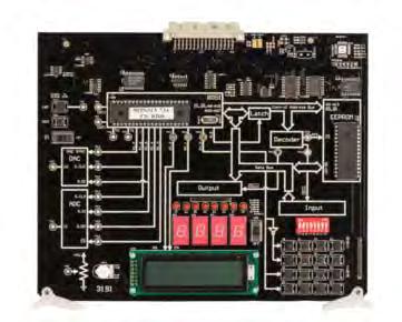 ingresso / uscita modalità di indirizzamento Flag programmazione istruzioni ed esercitazioni porte programmabili switch e tastiere convertitori A/D e D/A 7-SEG.