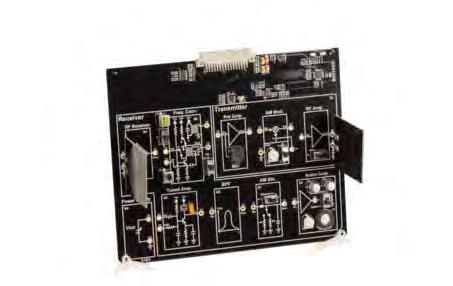 EB 3161 Trasmettitore/ Ricevitore AM Modulazione di ampiezza (AM) Amplificatore Tuned Mixer e convertitore frequenza Rilevamento AM Controllo automatico del guadagno (AGC) Sensibilità e selettività