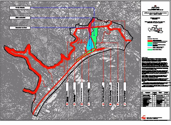 LOCALIZZAZIONE DEGLI INTERVENTI 1. ri 1. ri 1. Riassetto mobilità 5. Acquedotto storico 2. Pedonalizzazione v. Molassana 6.