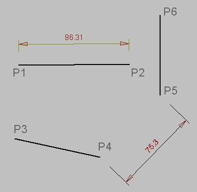 Quote associative 1 linea P1, P2 2 linea P3, P4 3 linea P5, P6 4 quota lungh.