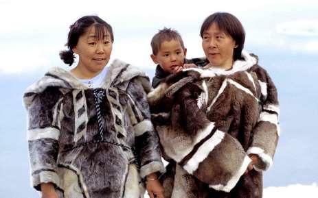 Eccezioni Inuit dell Alaska e del Canada hanno pelle scura.