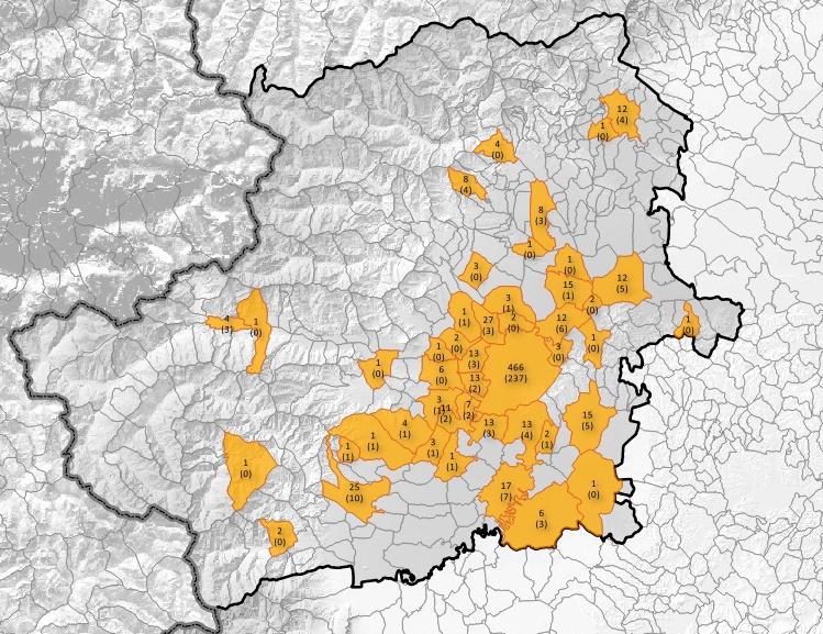 Assegnazioni 2015 nel Piemonte Centrale (alloggi in gestione ATC) Assegnazioni di casa popolare su data decorrenza prima bollettazione Fonte ATC del Piemonte Centrale anno 2015 Totale complessivo di