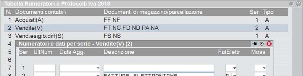 ATTIVAZIONE DEL SERVIZIO gestione