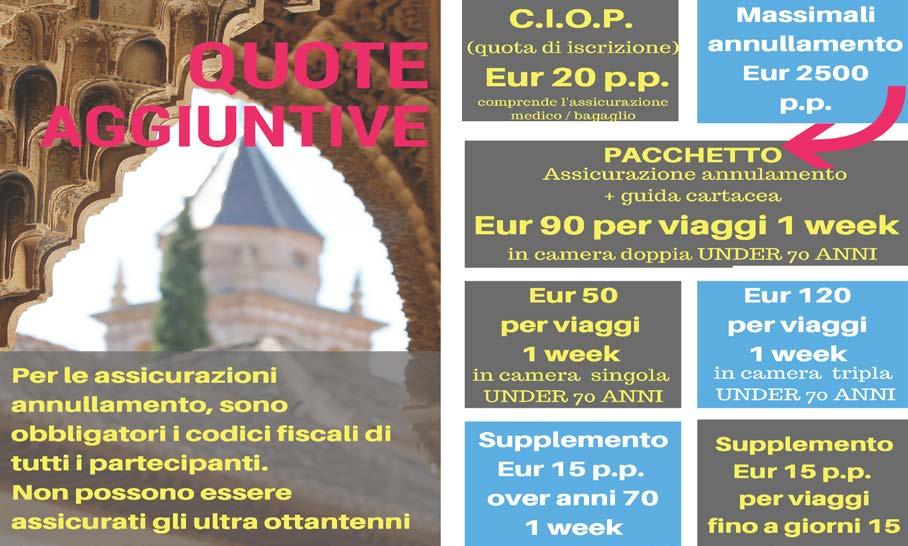 CONDIZIONI GENERALI 1. Tutti i prezzi dettagliati per tour, trasferimenti e notti extra considerano IVA valido al momento della preparazione dei programmi (Ott 2017).