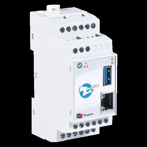 DataSheet Zeus Din 3 Zeus Din 3 Logger di energia TRIFASE multifunzione Alimentazione diretta da rete Firmware aggiornabile via USB/Ethermet Interfaccia Ethernet 10/100 Mbps Memoria flash integrata