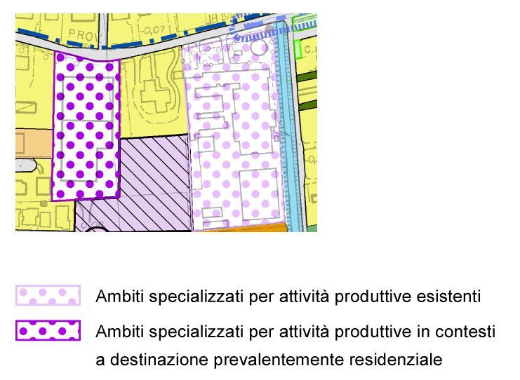 tavola con la campitura indicata nella legenda.