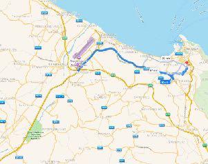 D a a u t o s t r a d a A 4 Ancona NORD imboccare SS6 (superstrada) in direzione Ancona. Uscire da essa quando vedete cartello per Candia.