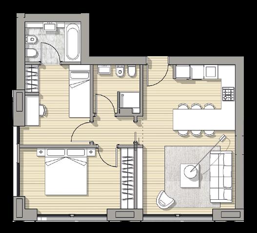 Sono presenti varie tipologie d abitazione, dalle Suite alla Villa