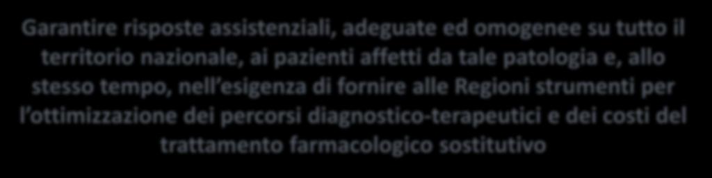 2009 Avvio di un percorso di definizione di requisiti organizzativi e di raccomandazioni/linee Guida per la programmazione dell assistenza sociosanitaria alle MEC (comprendente anche i Centri/Servizi