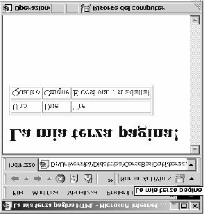 I Tag per le tabelle <TABLE> e </TABLE> Una riga: TR <TR> Le varie celle </TR> Le celle: TD <TD> Contenuto di una cella </TD> BORDER per il bordo della tabelle Esempio di tabella <HTML> <HEAD>