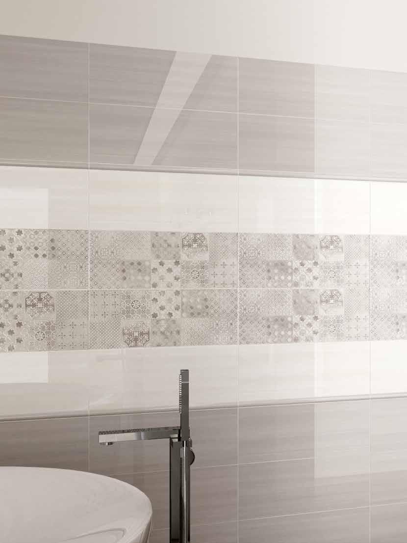 JAMAICA Bicottura tradizionale Traditional double fired - Traditionnelle double feue - Zweibrandfliesen wall rivestimenti wall tiles faiences wandfliesen PALMA MARE TRAMONTO TAUPE BIANCO Cinque
