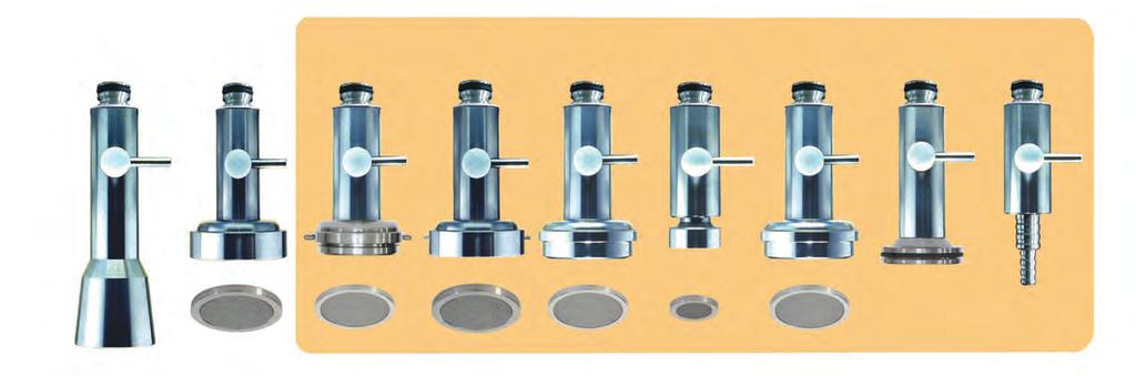 Le diverse colonne per l assemblaggio sulle rampe KM-N RA-S RA-A RA-D RA-M RA-E RA-F KM-B KM-P Sono disponibili diversi tipi di colonne costruite in acciaio inox lucidato, come da illustrazioni.