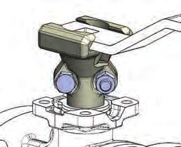 Valvola a sfera wafer in ghisa / Wafer cast iron ball valve Serie B1 Comandi e