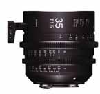 Obiettivi a focale fissa e Alta Luminosità FF La linea copre dal 14mm al 135mm con diaframmi da T1.5 a T2.