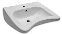 4 PRO ARTICOLI PER COMUNITÀ SANITARI E ACCESSORI DESCRIZIONE 0069702 Lavabo ergonomico per disabili fronte concavo, fissaggio a