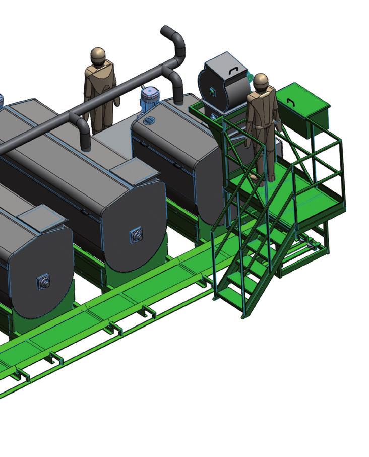 00kg/M 1200kg/M La configurazione del numero di reattori avviene in funzione alla necessità del cliente.