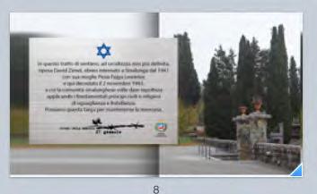 Per impedire che si compisse a distanza di 70 anni il diabolico percorso dell oblio riservato al popolo ebreo, questa Amministrazione il 27 gennaio 2016 ha intitolato la piazza del Cimitero