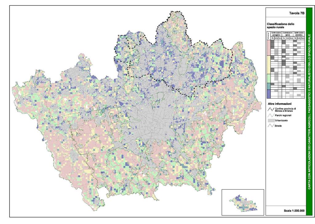 spesso ancora coltivate). Per lo sviluppo delle elaborazioni di merito le destinazioni del suolo sono state ricavate dal MISURC - Mosaico Informatizzato degli Strumenti Urbanistici Comunali.