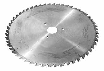 LAME CIRCOLARI SILENIATE PER SEIONATRICE SILENCE CIRCULAR SAW LAES FOR PANEL SAW MACHINE 05 Hc - enti alternati - alternate teeth - POS.