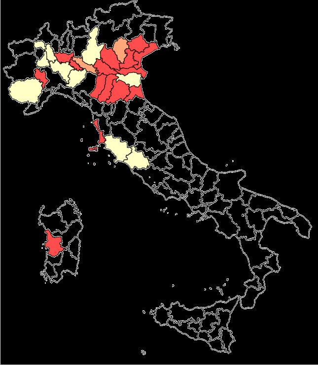 In Evidenza Questo numero del bollettino riassume i risultati delle attività di sorveglianza nei confronti del virus della West Nile e del virus Usutu aggiornate all 8 novembre 207 in Italia.