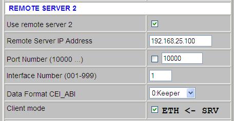 Segue l esempio di configurazione classica della connessione con Keeper/CEI ABI.