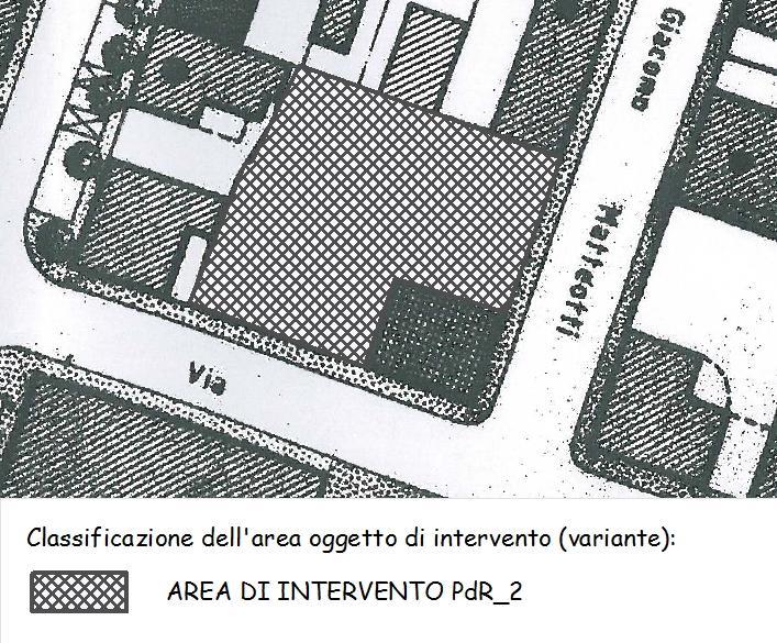 "Sopraelevazione" e parte "Nuova edificazione", - intera area: "Area di intervento PdR_2" NTA Art.