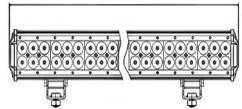 212 42 Led 10/30v 126W 6000k - 8820 Lumen YY59126 Larghezza +