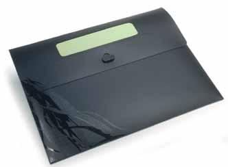 (cm) UMV 2102155 Ecodesk Expander 7 tasche Nero 24x33x8,5 12 Ecodesk Cartellina a Busta Cartellina porta documenti dotata di sistema identificativo per