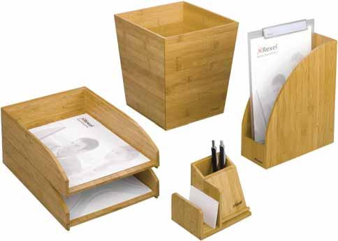 Esterne (cm) UMV 2102373 Bamboo - Organizer 3in1 15x9,5x11 1 Bamboo Vaschetta Porta-documenti o più