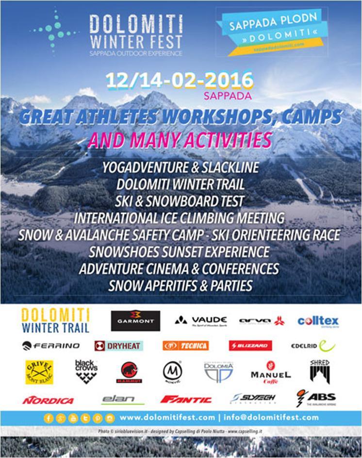 Vienormail 26 gennaio 2016 http://www.vienormali.it/montagna/eventimontagna.asp?