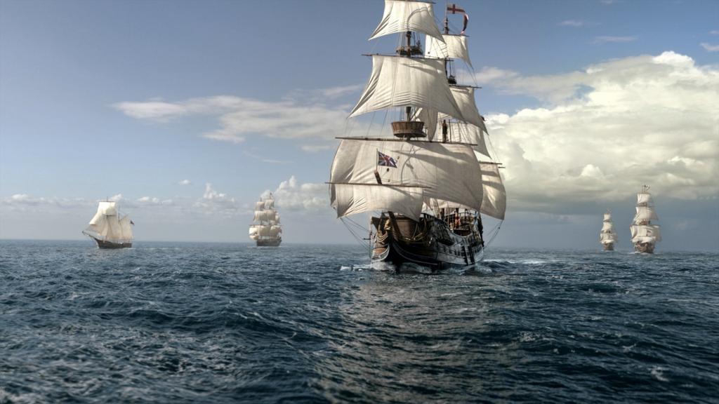 La flotta La flotta inglese è formata da potenti vascelli e agili fregate.