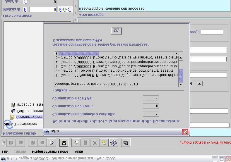 fig. 42 Dopo aver superato la fase dei controlli, il file è pronto per essere inviato.