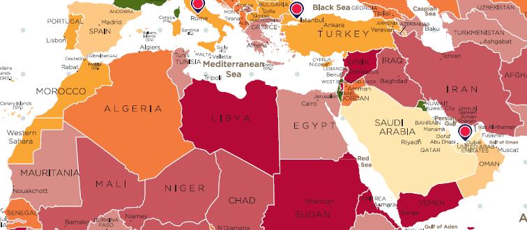 La regione MENA nel portafoglio SACE Centralità MENA nella strategia SACE 25% del portafoglio perfezionato SACE nella regione Il Nord Africa in crescita L Africa settentrionale rappresenta il 6% del