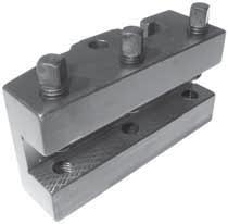 PORTA UTENSILE TRAVERSALE TIPO DOPPIO Tipo 270 CROSSWISE TOOLHOLDER FOR SQUARE TOOL (DOUBLE TYPE) IL PORTA UTENSILE QUI RAPPRESENTATO È PER IL CARRO ANTERIORE THE TOOLHOLDER IN REPRESENTATION IS USED